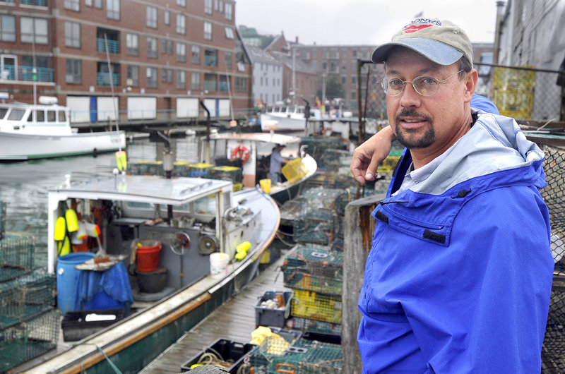Steve Train, a lobsterman out of Long Island, wants the state to give fishing licenses to anyone who graduates from the apprenticeship program. That person would have to buy trap tags – permits for individual traps – from a licensed lobsterman.