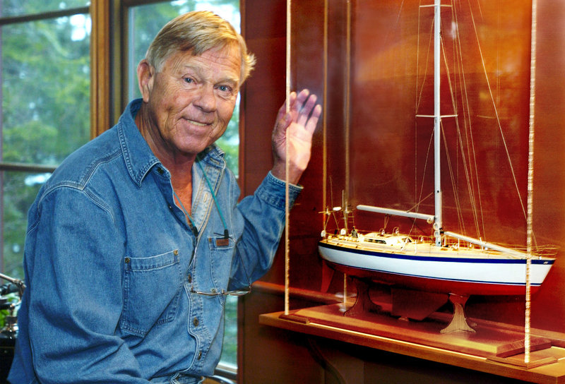 The late Dodge Morgan, shown next to a model of American Promise, the boat he sailed solo, nonstop, around the world in 1986, will be remembered on Aug. 21, when the Maine Maritime Museum will commemorate the 25th anniversary of his achievement. The tribute to Morgan, who died on Sept. 14, 2010, will be held at the Portland Company complex on Fore Street in Portland. It will begin at 4 p.m. with a screening of “Around Alone,” a documentary about Morgan’s adventure. Afterward, members of the circumnavigation team and those Morgan inspired will share their reflections on the man and his voyage. American Promise will be dockside for tours. Tickets ($15 for museum members, $20 for nonmembers) are available at dodgemorgancommemoration2011.eventbrite.com/.