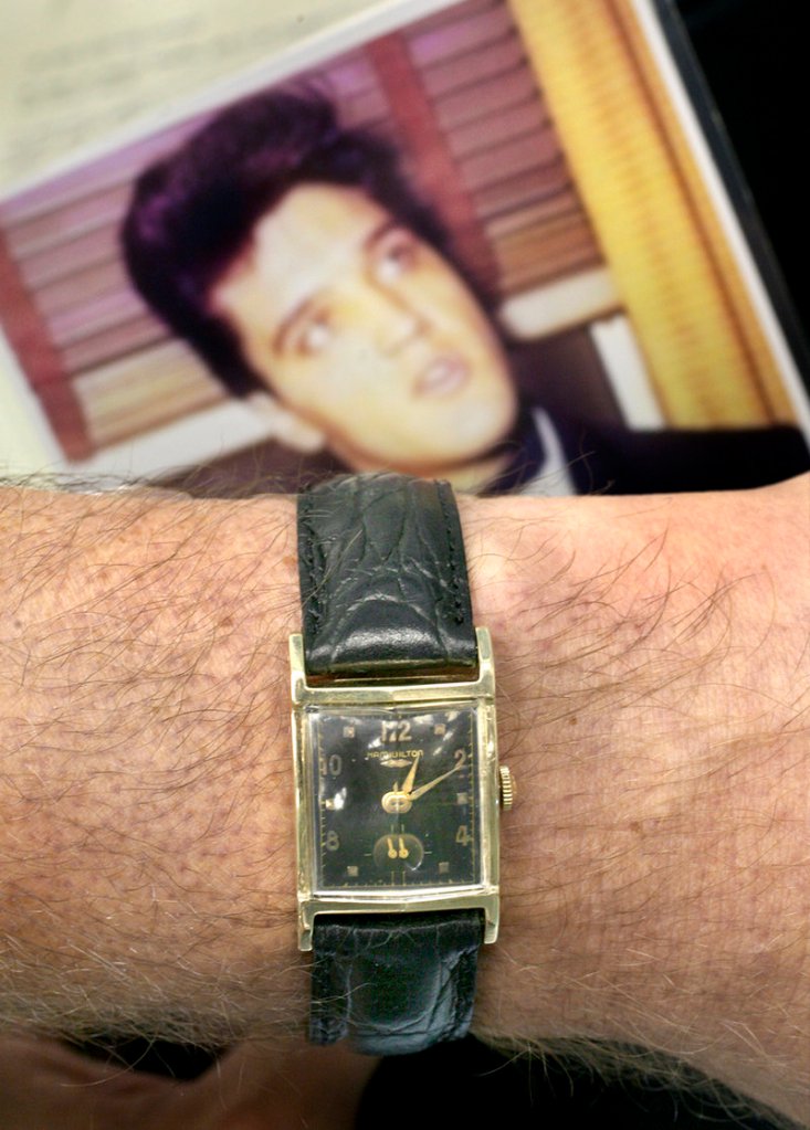 This watch once owned by Elvis Presley is on sale at a jewelry store in Windham for $24,000.
