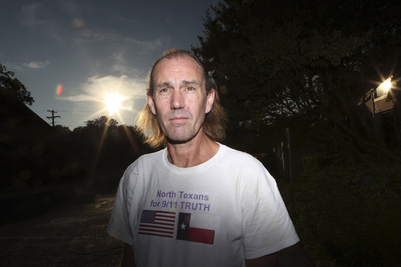 Bryan Black, a 50-year-old carpenter, “was a working class person, going through life, pretty much accepting everything given and told to me” before he joined the North Texans for 9/11 Truth group.