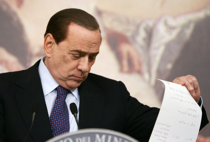Silvio Berlusconi, Italian prime minister