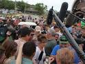Sarah Palin moves through a crowd at the Iowa State Fair last week.