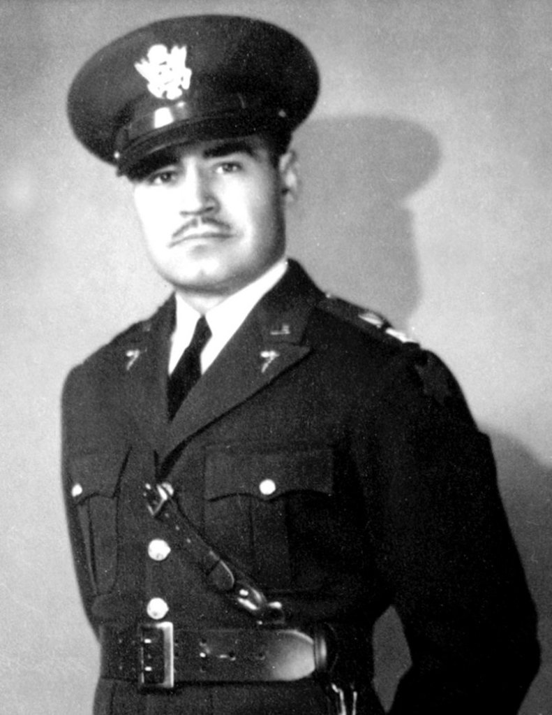 Albert Brown in uniform during World War II