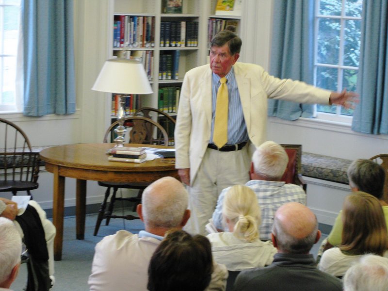 David Foster will portray E.B. White in a program at 6:30 p.m. Tuesday at the Camden Public Library.