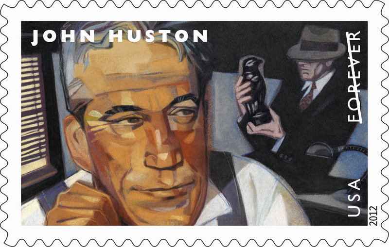 The John Huston stamp