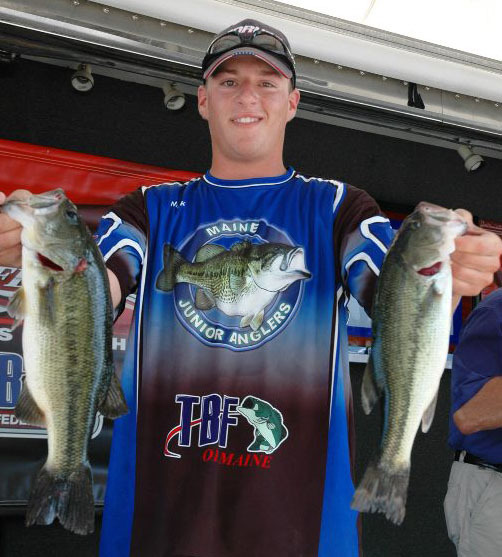 Catching bass like these has helped 17-year-old Nick Deering of Portland become a world champion fisherman. He won the title on Aug. 12 in Arkansas.