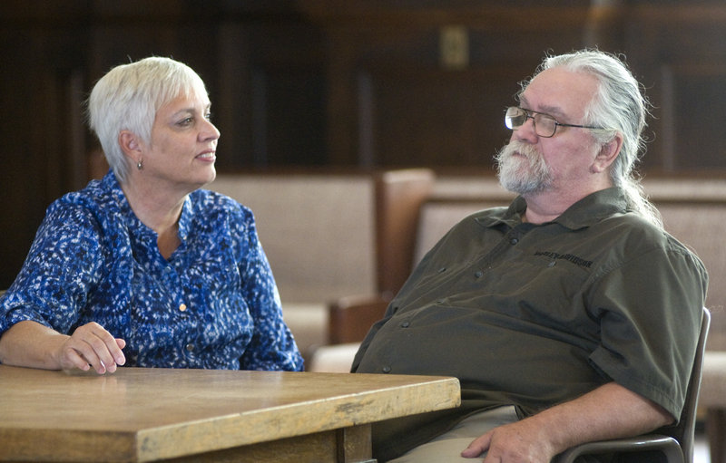 Phillip Seaton, shown with his wife, Deborah, thought he was getting a circumcision when he went into surgery four years ago.