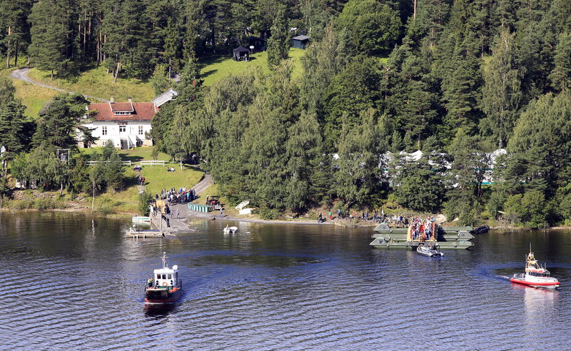 Boats drop off massacre survivors and their relatives Saturday on Norway’s Utoya island. Up to 1,000 visitors were expected, many lighting candles and laying personal notes where victims were shot. “There was an extreme mix of feelings,” said survivor Stine Renate Haaheim.