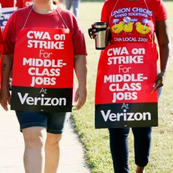 Verizon Strike CWA Richmond Virginia