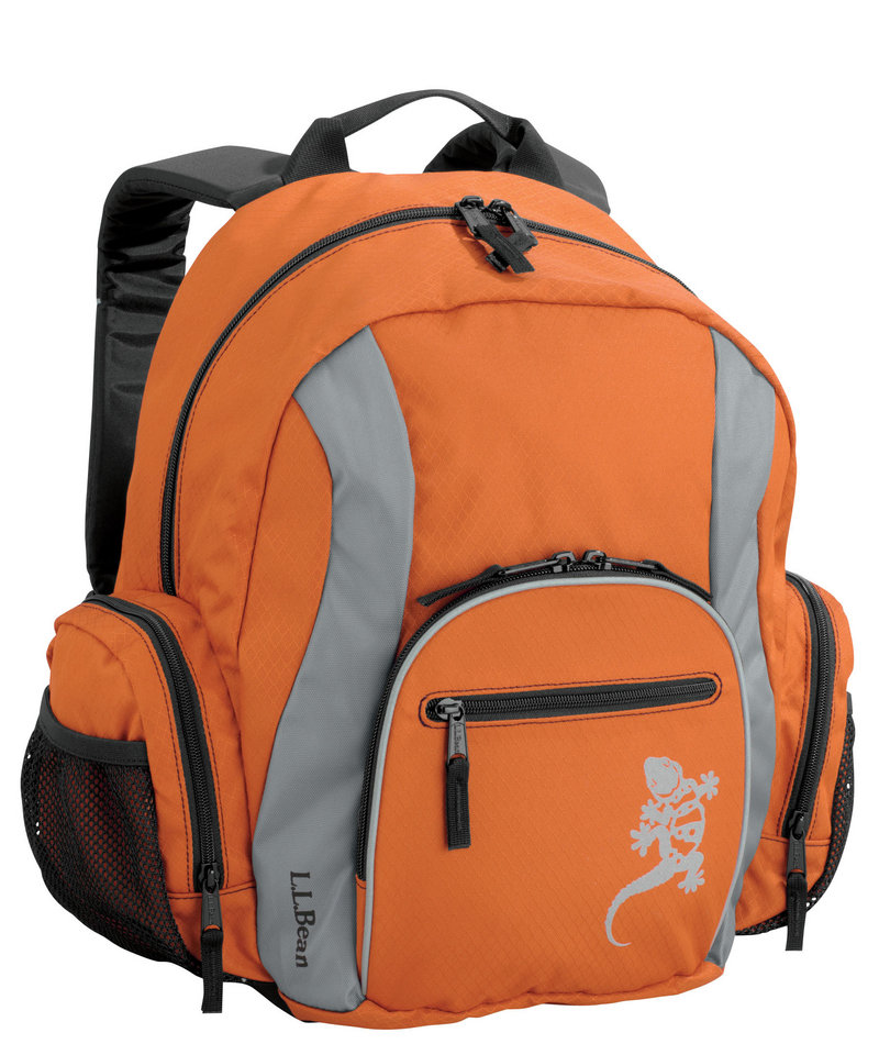 The Critter Pack from L.L. Bean is designed for ages 7 to 10. Among its features is a front organizer panel that holds markers, pens and more. It sells for $39.95.