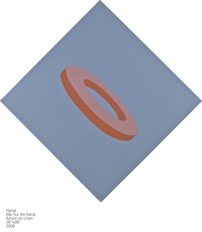 “Portal," acrylic on linen by Scott Davis.