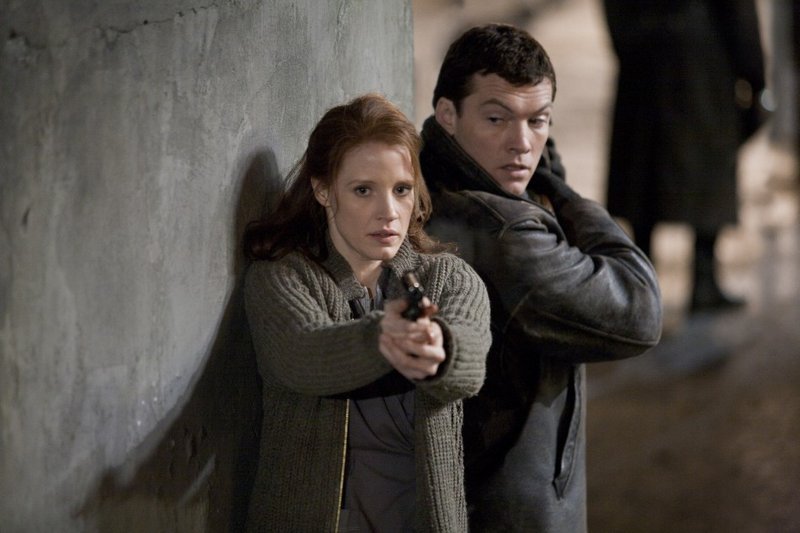 Jessica Chastain and Sam Worthington star in "The Debt."