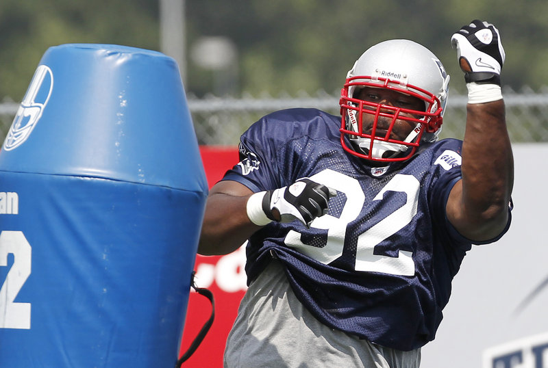 Albert Haynesworth has practiced with the New England Patriots but has yet to play in a game during preseason.