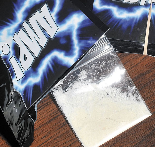 Packets of AMP! bath salts were confiscated by Fairifield Police.