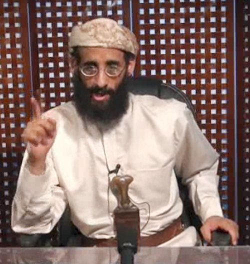 Anwar al-Awlaki speaks in a video message posted on radical websites in 2010.