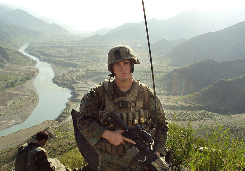 In this undated photo released by the U.S. Marines, Sgt. Dakota Meyer poses for a photo while deployed in support of Operation Enduring Freedom in Ganjgal Village, Kunar province, Afghanistan. The White House announced the 23-year-old Marine scout sniper from Columbia, Ky., who has since left the Marine Corps, will become the first living Marine to be awarded the Medal of Honor in decades for his actions in Afghanistan. (AP Photo/U.S. Marines) Medal of Honor. Marine Marine Corps Dakota Meyer valor