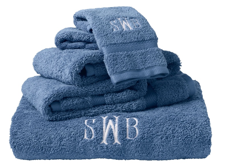 Prices for L.L. Bean’s Utra-Absorbent Cotton Towels range from $12.95 for washcloths to $29.95 for bath sheets. They can be monogrammed for an additional charge.