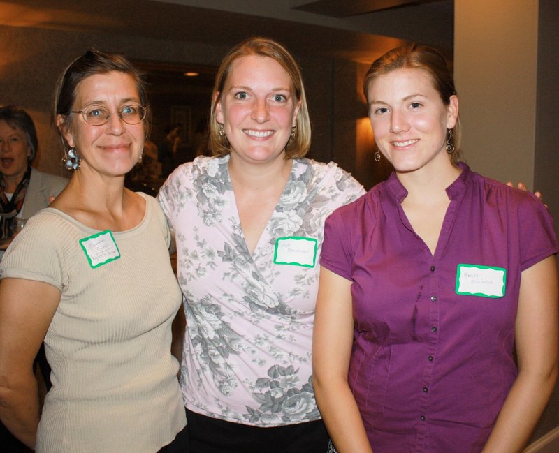 Elizabeth Burke of English for Business, and Amy Bouchard and Emily Eschner of The Sage Organizer.