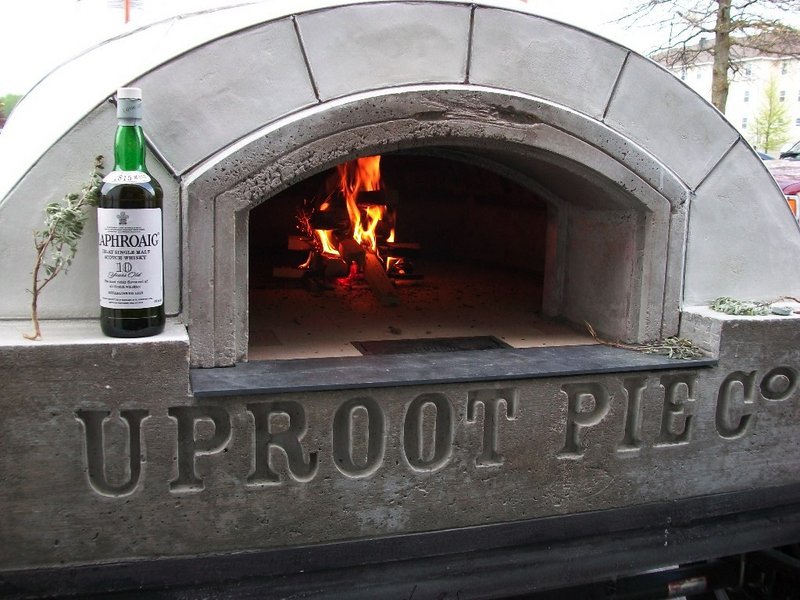 Jessica Shepherd’s Uproot Pie Co. oven, which she’ll bring this fall to farmers markets in Camden, Rockland and Union.