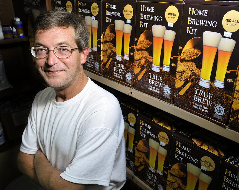 Ed McDowell, owner of The Hop Shop in Gray, says making your own beer is a simple process. “If you can boil water, you can brew beer,” he says. “It’s as simple as making tea.” It’s even easier to make wine, because there is no cooking involved.