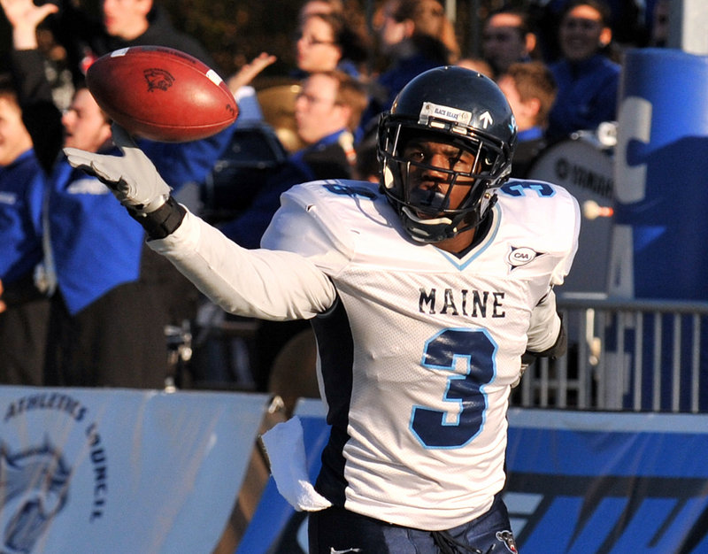 Trevor Coston returned five punts for 130 yards last week for UMaine against Bryant, including one for a 74-yard touchdown. He also had two interceptions.