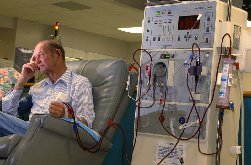The three-day dialysis schedule has been around since the mid-1960s and gives patients a weekend break from the grueling hours of being hooked up to a machine.