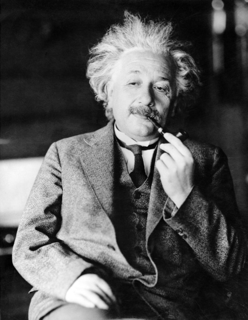 File photo shows famed physicist Albert Einstein. Nothing is supposed to move faster than light, according to Einstein’s theory of relativity.