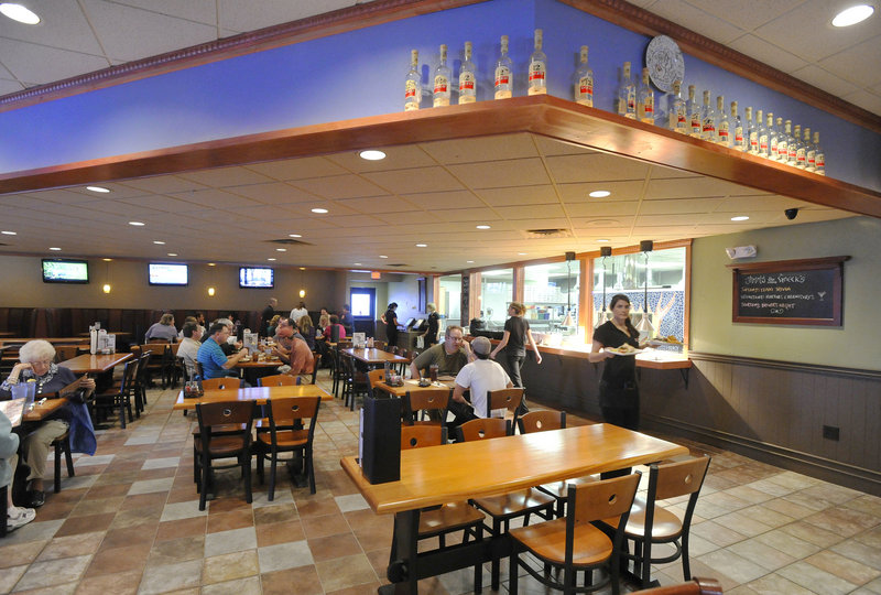 Jimmy the Greek's occupies the former Sebago Brewing Co. at the Maine Mall.