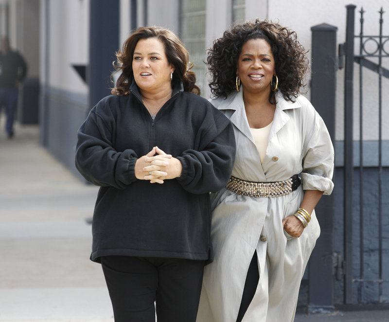 Rosie O'Donnell and Oprah Winfrey