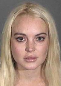 In this booking photo provided by the Los Angeles County Sheriffs Department, actress Lindsay Lohan is shown after she was taken into custody on Wednesday.