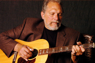 Jorma Kaukonen, of Hot Tuna and Jefferson Airplane fame, performs at One Longfellow Square in Portland on Saturday.