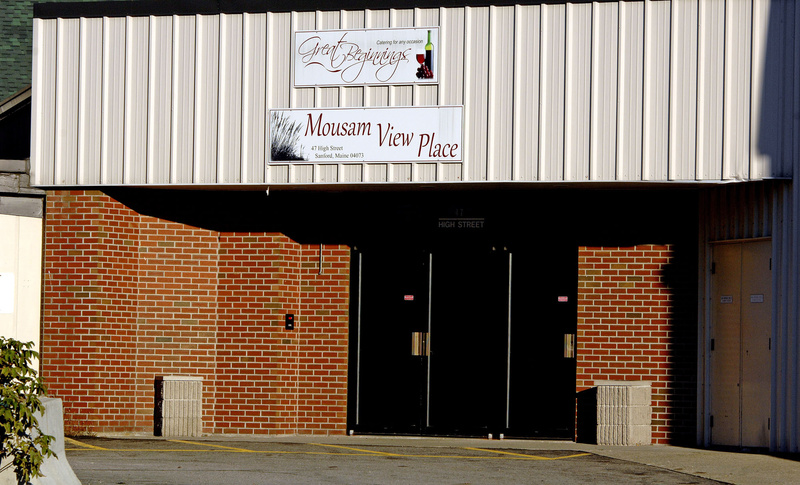 An operator of the banquet hall at Mousam View Place in Sanford, above, has told town officials that the venue will stop hosting sex parties for a Web-based swingers’ club.