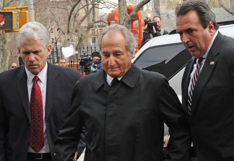 Bernard Madoff, seen in 2009, spoke for two hours with ABC’s Barbara Walters at the federal prison in Butner, N.C.