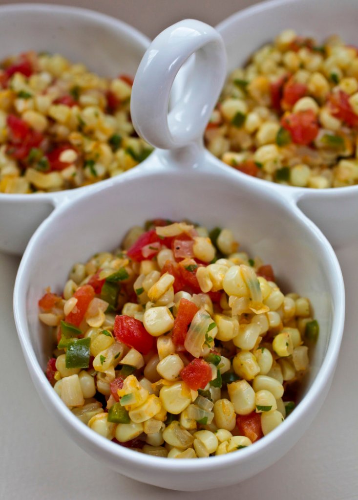 Corn cut from the cob is the top choice for Jalapeno Corn Saute, but frozen, defrosted kernels can also work.