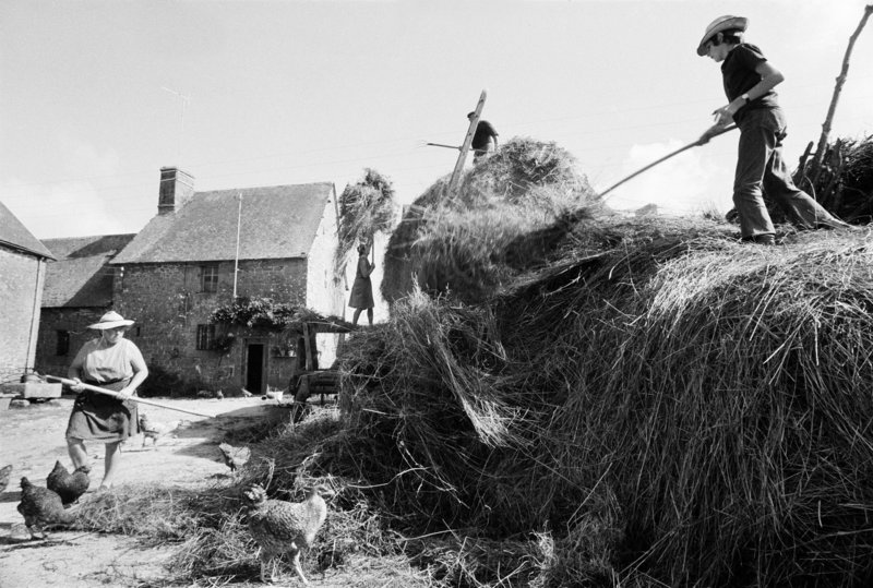 "Roche Gaudin Farm – Haystack,” 1974, by Madeleine de Sinety