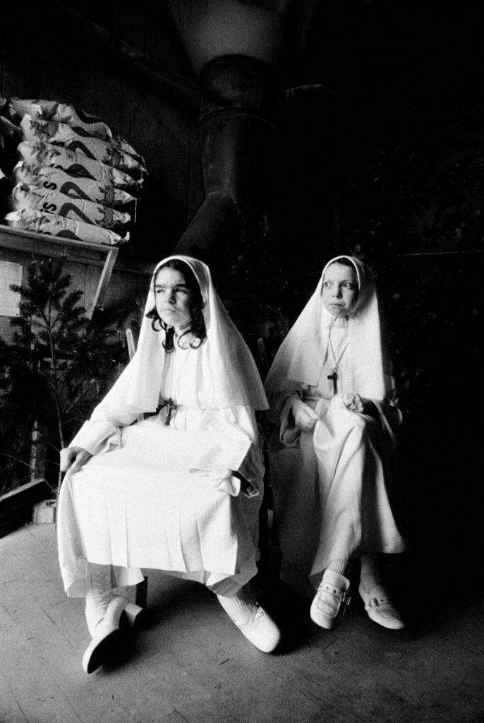“Christine and Collette – First Communion,” 1947. Madeleine de Sinety has spent many years photographing the people and landscape of the Brittany region of France. Also in “Madeleine de Sinety: Photographs” at the Portland Museum of Art are images she captured in Uganda and in rural Maine.