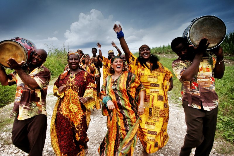 The Creole Choir of Cuba performs at Merrill Auditorium in Portland on Oct. 14.