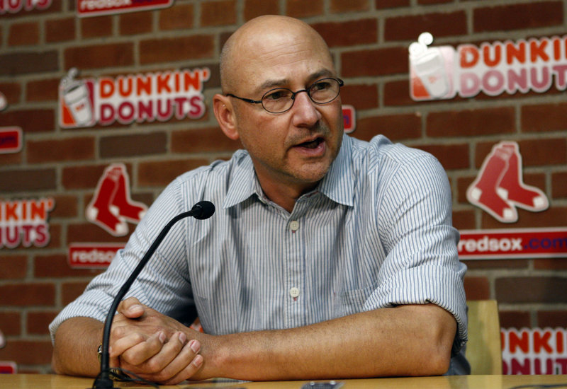 Terry Francona speaks during a news conference Friday after the Red Sox announced they will not pick up the option on his contract for a ninth year.