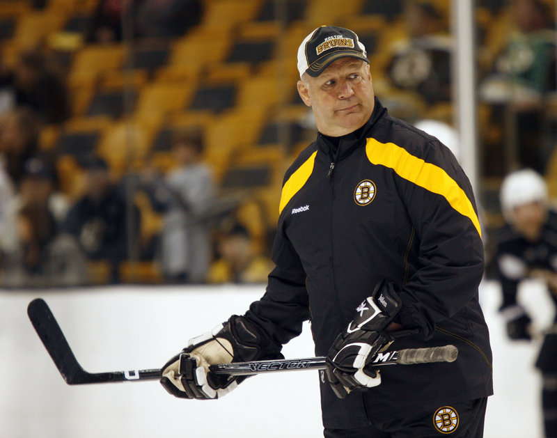 Another championship? Right now Boston Bruins Coach Claude Julien is only thinking about 82 games that must be played before the playoffs even begin next spring.