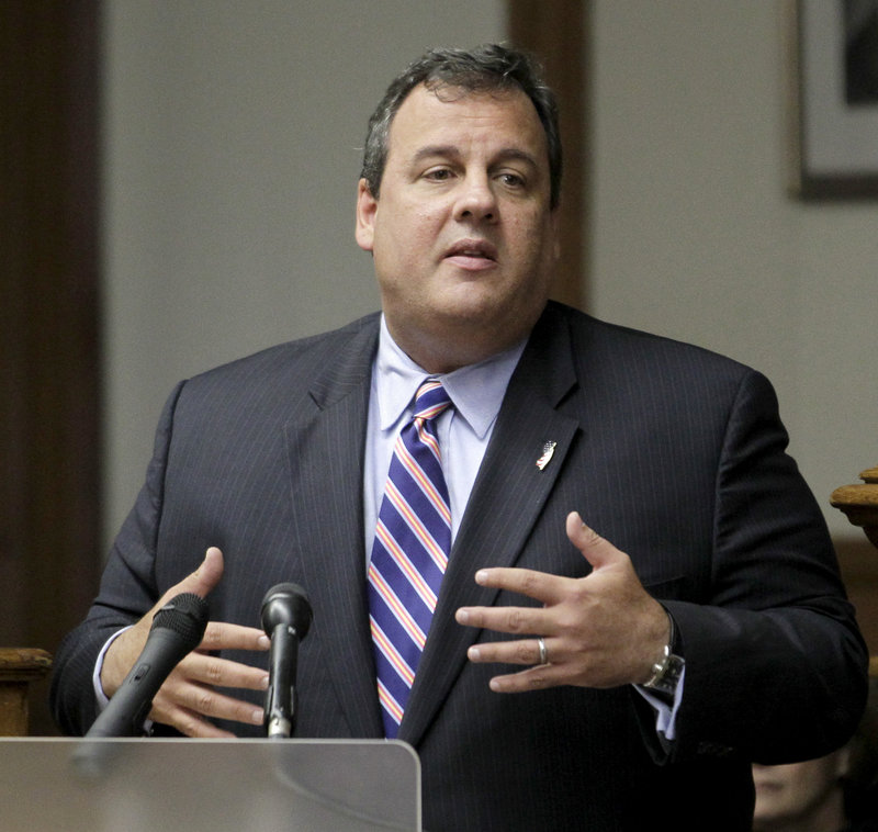 New Jersey’s Chris Christie joked at a Monday event that he was “a little preoccupied.”