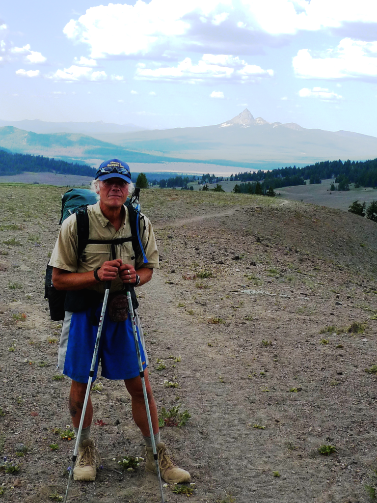 Tom Jamrog of Lincolnville, shown in Oregon, spent five months hiking the 2,700-mile Pacific Crest Trail last year.