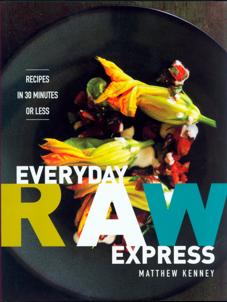 Kenney's latest cookbook, Everyday Raw Express sells for $19.99.