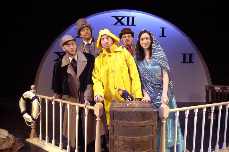 The cast of “Around the World in 80 Days,” which opens Friday at The Public Theatre”