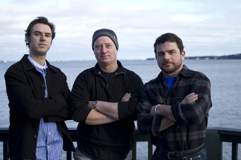 Daniel Stephens, cinematographer; Joel Strunk, director and screenwriter; and Ryan Post, producer of "Anatomy of the Tide."