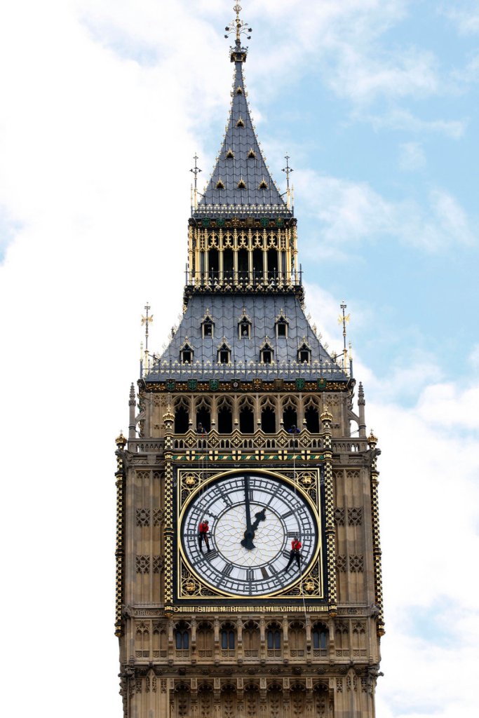 Britain’s famous clock tower is nearly 18 inches out of line, a government report says.