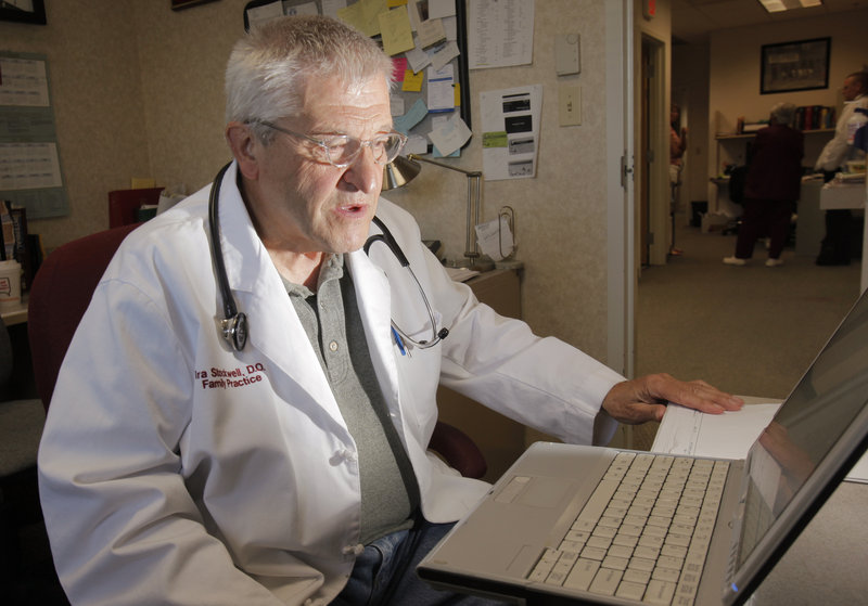 Dr. Ira Stockwell and his office regularly check the prescription monitoring database and have patients sign a drug contract in their efforts to prevent illegal use of painkillers.