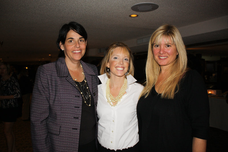 Erin O’Connor Jones, Maine chapter president of the March of Dimes, Rebecca Spear, event committee chair, and Amy Carlisle, chair of the Maine chapter board.