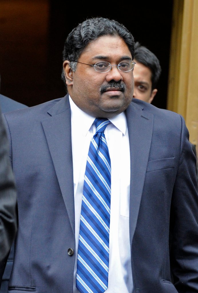 Raj Rajaratnam, co-founder of Galleon Group LLC, leaves Manhattan federal court after his sentencing Thursday. His 11-year term was the longest ever for insider trading.