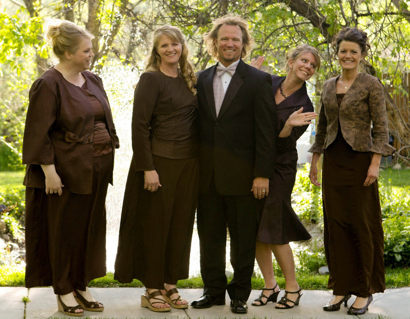 Kody Brown and his wives Janelle, Christine, Meri, and Robyn star in “Sister Wives,” TLC’s reality TV show about polygamy. In new federal court papers, Brown and his wives say they’ve suffered “reputational” harm from a police investigation last year.