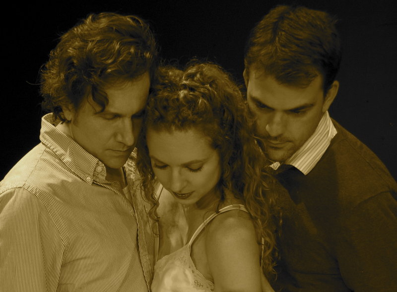 Dana Packard, Jennifer Porter and Rob Cameron in The Originals’ production of Harold Pinter’s “Betrayal.”